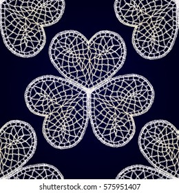 Seamless crochet flowers pattern. Crochet blanket of floral elements, handmade, multicolored knitted cloth, cozy blanket