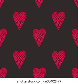 Seamless crochet flowers pattern. Crochet blanket of floral elements, handmade, multicolored knitted cloth, cozy blanket.