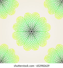 Seamless crochet flowers pattern. Crochet blanket of floral elements, handmade, multicolored knitted cloth, cozy blanket.