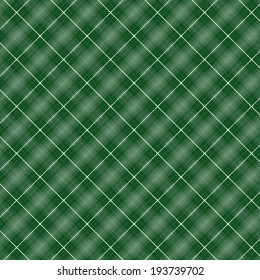 Seamless cross green shading diagonal pattern, stock vector