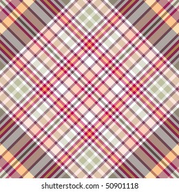 Seamless cross pastel diagonal checkered pattern (vector EPS 10)