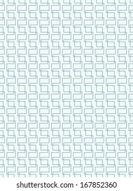 Seamless cross pattern in green color. For banknote, money design, currency, note, check (cheque), ticket, reward. Vector .