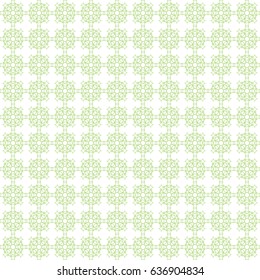 Seamless cross pattern in green color made of thin flat trendy linear style lines. For banknote, money design, currency, note, check or cheque, ticket, reward. Watermark security. Vector.