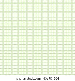 Seamless cross pattern in green color made of circles. Inspired of banknote, money design, currency, note, check or cheque, ticket, reward. Watermark security. Vector.