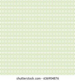 Seamless cross pattern in green color. For banknote, money design, currency, note, check or cheque, ticket, reward. Vector .