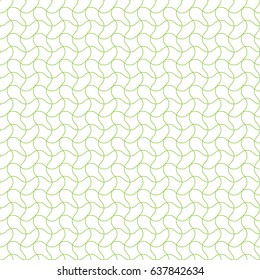 Seamless cross pattern in green color. For banknote, money design, currency, note, check or cheque, ticket, reward. Vector.