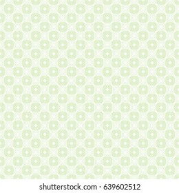 Diseño cruzado sin inconvenientes en color verde, de líneas planas delgadas y de estilo lineal. Para billetes, diseño monetario, moneda, nota, cheque o cheque, billete, recompensa. Seguridad de marca de agua. Vector.