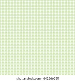 Seamless cross pattern in green color made of circles. Inspired of banknote, money design, currency, note, check or cheque, ticket, reward. Watermark security. Vector.
