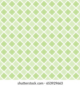Seamless cross pattern in green color. For banknote, money design, currency, note, check or cheque, ticket, reward. Vector .