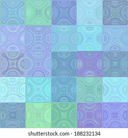 Seamless cross pattern in various color. For banknote, money design, currency, note, check (cheque), ticket, reward. Vector .