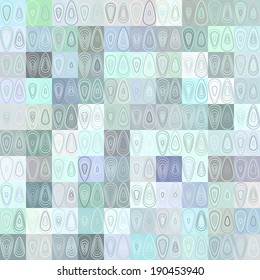 Seamless cross pattern in various color. Vector