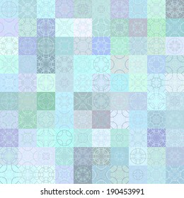 Seamless cross pattern in various color. 