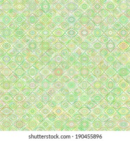 Seamless cross pattern in various color. Vector .
