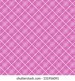 Seamless cross pink shading diagonal pattern, vector illustration