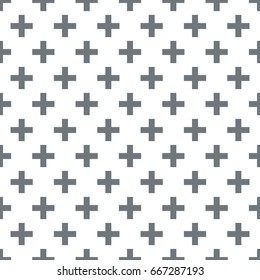 Seamless crosses pattern