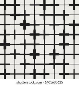 Seamless crosses pattern. Background with different pluses