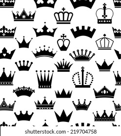 Seamless crowns pattern