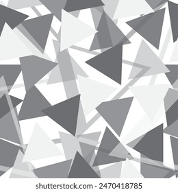 Seamless cubes vector background, rhombus and triangles boxes repeating tile pattern. Fashion fabric patchwork design.