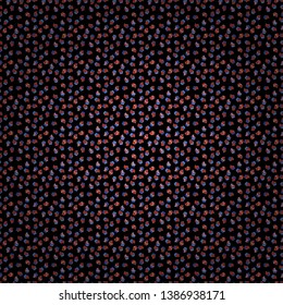 Seamless with cupcake on blue, red and black Background. Vector illustration. For food poster design. Wrapping paper.