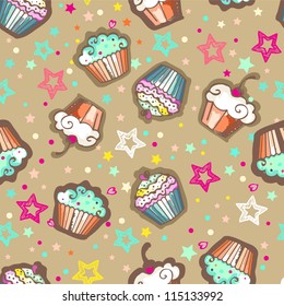 seamless cupcakes
