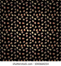 Seamless cupcakes hand drawn seamless pattern. Decorative wallpaper, good for printing. Romantic ornament, backdrop design. Colorful background vector with collection of confectionery.