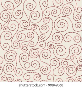 Seamless Curly Pattern