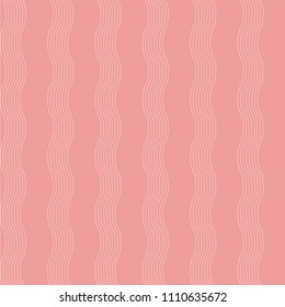 Seamless curve line pattern vector. Design vertical space spline black on white background. Design print for textile, fabric, wallpaper, background. Set 9