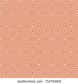 seamless curve pattern vector design