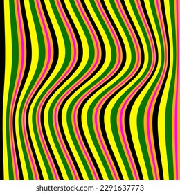 Seamless curved lines abstract vector background  multicolored gradient soft illustration  Color bands for wallpaper, backgrounds, wrapping paper, backdrops, pillows, blankets, rugs, curtains, posters