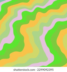 Seamless curved lines abstract vector background multicolored gradient soft illustration Color bands for wallpaper, backgrounds, wrapping paper, backdrops, pillows, blankets, rugs, curtains, posters