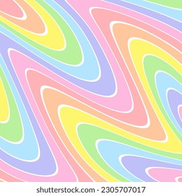 Seamless curved lines abstract vector background multicolored gradient soft illustration Color bands for wallpaper, backgrounds, wrapping paper, backdrops, pillows, blankets, rugs, curtains, posters, 