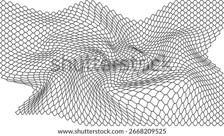 Seamless curved net design, ideal for sportswear, soccer goals, volleyball nets, basketball hoops, hockey nets, and athletic gear backgrounds.