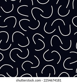 Seamless curves pattern. Ethnic ornament. Embroidery background. Tribal wallpaper. Ethnical image. Tribe motif. Ancient mosaic. Geometric digital paper. Web design. Textile print. Vector art work.