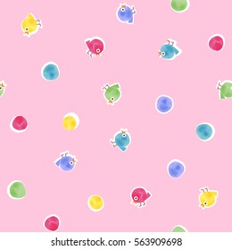 Seamless Cute chick Pattern