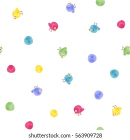 Seamless Cute chick Pattern