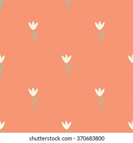 Seamless cute childish pattern. Bright pastel colors. Kids wallpaper. Floral pattern. Seamless background.