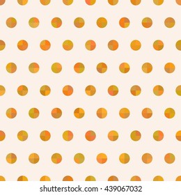 Seamless cute delicate simple pattern with circles. Good for fabric, textile, wrapping paper, pattern fills, wallpapers, backgrounds. Vector illustration.   