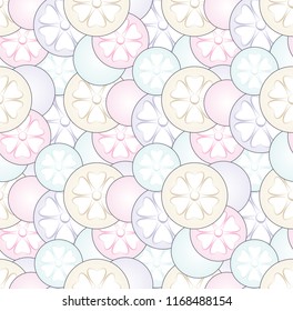Seamless cute floral pattern