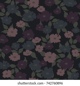 seamless cute flower,floral pattern background