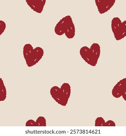 Seamless cute love vector repeat pattern, for wallpaper, wrapping or book cover