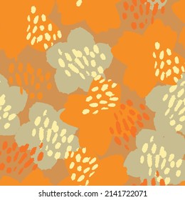 fondo de flores naranja lindo y transparente