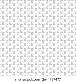 Seamless cute owl pattern in light gray on a white background. Perfect for children’s products, fabric, wallpapers, wrapping paper, stationery, and animal-themed decorative or educational projects