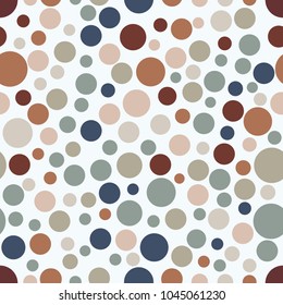 Seamless cute pattern with pastel color circle background Modern and original textile, wrapping paper, wall art design.