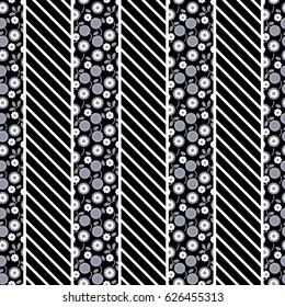 Seamless cute pattern with small flowers. Floral background for textile or book covers, manufacturing, wallpapers, print and gift wrap.