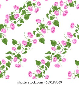 Seamless cute pattern with spring flowers. Floral background for textile or book covers, manufacturing, wallpapers, print and gift wrap.