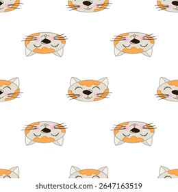 Patrón lindo inconsútil. Patrón para textiles en estilo de dibujo a mano