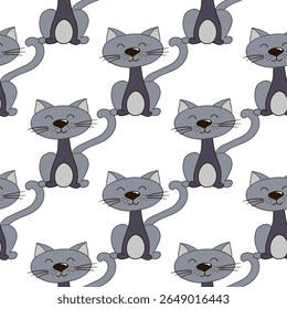 Seamless cute pattern. Pattern for textiles in hand draw style