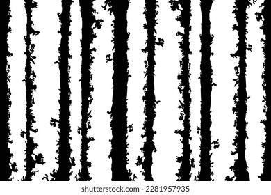 Seamless cute pattern vector black and white background fabric watercolor stripes unbalance stripe patterns cute vertical black and white color tone mystery curse Halloween day wallpaper. 