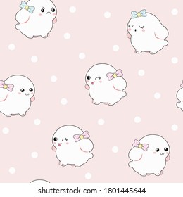 ilustración vectorial de patrón animal de cachorro lindo sin costura