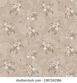 seamless Cute small  flower pattern